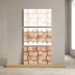 Carreaux muraux en céramique émaillée brillante à motif floral de style marocain pour toilettes commerciales 200x300mm Marque Vistaar - Product Image 5