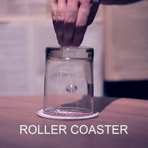 ROLLER COASTER Tours <span class=keywords><strong>de</strong></span> <span class=keywords><strong>magie</strong></span> Prop Coin Glass Magia Plastic Street Illusions Gimmicks Instructions en ligne pour les magiciens Close-Up - Product Image 2