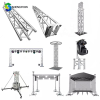 Estructura de Aluminio para Conciertos y Eventos al Aire Libre, Truss para Actuaciones, Truss de 400 mm F34, Pilar de Truss