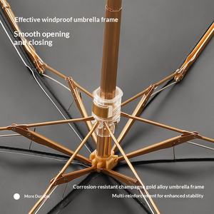 Sombrilla Plegable 50% con Protección Solar y Adhesivo Negro, Diseño Floral, Doble Uso, para Mujer, Regalo Empresarial, Impresión Personalizada de Fábrica - Product Image 4