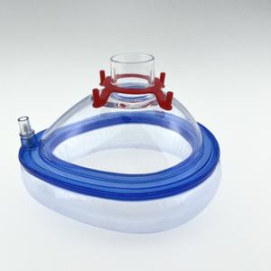 Masker CPR PVC bantalan udara berkualitas tinggi masker anestesi medis dengan masker wajah sekali pakai katup - Product Image 4