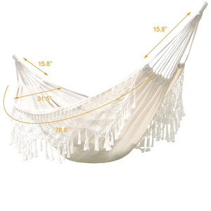 <span class=keywords><strong>Hamac</strong></span> balançoire d'extérieur en coton, macramé, offre spéciale - Product Image 3