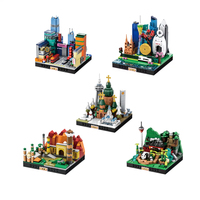 Wange 2025, Nuevos Adornos para Armar, Micro Paisajes Urbanos, Serie de Áreas Escénicas, Juguetes de Modelismo para Niños, Regalo, Juegos de Bloques de Construcción