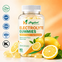 Bonbons électrolytiques saveur citron pour le sport, améliorent l'immunité, apportent de l'énergie, sans sucre, forme personnalisée, OEM, marque privée, Halal