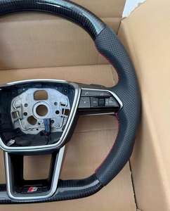 Volante in Fibra di Carbonio a Forma di D per <span class=keywords><strong>Audi</strong></span> A4 A7 B9 <span class=keywords><strong>A5</strong></span> <span class=keywords><strong>F5</strong></span> 2017-2025 - Product Image 3