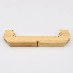 Purse frame clutch handle clip wood clutch box frame suppliers with magnet