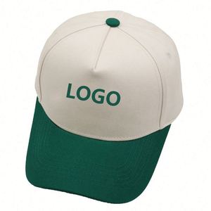 Casquette de baseball personnalisée en gros, de haute qualité, 100% coton, profil haut, 5 panneaux, avec logo brodé personnalisé - Product Image 1