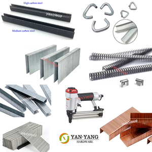 Yanyang N21 N19 perni industriali Grapas basso e ad alto tenore di carbonio 8010 F38 N850 N17 mobili tappezzeria di cartone graffette divano <span class=keywords><strong>chiodi</strong></span> - Product Image 1