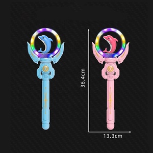 2025 Neues Design Leucht spielzeug Dolphin Led Flash ing Music Rotierender Magic Stick Wand Großhandel - Product Image 2