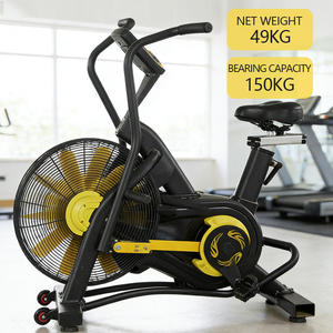 Bicicleta estática adaptable para varias personas, con altura ajustable, ventilador, para diferentes usuarios, gimnasio interior, casa, fitness aeróbico, ciclismo. - Product Image 2