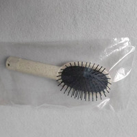 La nouvelle brosse à cheveux de couleur grise Beige en granulés de paille, bijoux, cachette cachée sûre, boîte secrète parfaite pour le voyage ou à la maison
