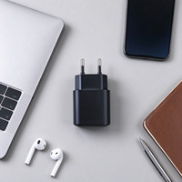 Adaptor Daya Kompetitif PD 25W 5V 3A 9V 2.25A 12V 1.8A Colokan EU untuk Penggunaan Ponsel, Kamera, Speaker, dan Tablet, Pengisi Daya Ponsel