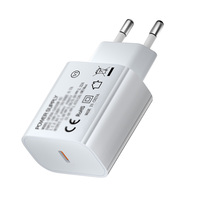 Câble adaptateur de charge rapide 20W PD Chargeur CE ROHS FCC UL Chargeurs mobiles Chargeur USB C 20w Bloc Cube