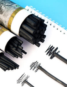 Marley Cotton Willow Charcoal Strip Bâton de croquis en carbone doux pour la modélisation artistique pour les croquis au plomb Manche en bois - Product Image 5