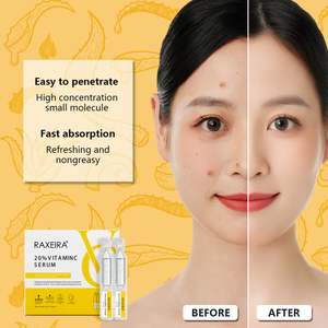 Suero Facial Blanqueador con Vitamina <span class=keywords><strong>C</strong></span> y Ácido Hialurónico, Antiarrugas e Hidratante, en Ampollas Desechables, Marca Privada de Fábrica - Product Image 4