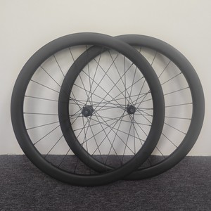 Road 700C Eje de barril Frenos de disco Fibra de <span class=keywords><strong>carbono</strong></span> 28/30/35mm Gravel Road Rim Frenos Hill Climbing Wheel Set - Product Image 2