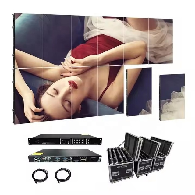Outdoor Indoor 500x1000 LED Panel Screen Stacking Hanging Truss LED Screen Stage Video Wall Ground Support Stand LED Display