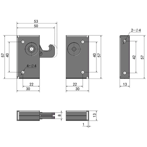 XK711-60 дверной замок SOUTHCO R5, крюк, затычка для экрана - Product Image 6