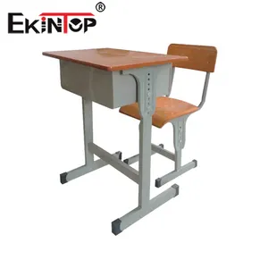 बिक्री के लिए स्कूल के फर्नीचर Ekintop स्कूल टेबल छात्र डेस्क और कुर्सी