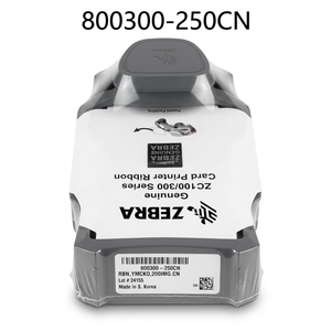 Ruban Original 800300-350 800300-250CN 800300-252CN pour Imprimantes <span class=keywords><strong>Zebra</strong></span> ZC100/ZC300/<span class=keywords><strong>ZC350</strong></span>, Matériau PET USA, Largeur 24mm, 40x300 Numérique - Product Image 4