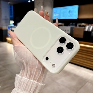เคสโทรศัพท์ซิลิโคนเจลลี่แบบด้านหรูหรา พร้อมแม่เหล็ก สำหรับ iPhone 17 Air 16 15 14 13 12 11 Plus Pro Max รองรับการชาร์จไร้สาย - Product Image 2