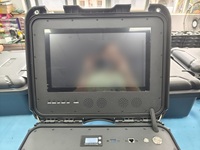 Portable 13.3 pouces 1080P TFT écran tactile LCD moniteur USB poignée pour extérieur UAV Station au sol valise de contrôle industriel