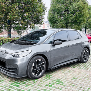 Amp-Z Side Skirt For Volkswagen ID.3 2019+ Piano Black Carbon Fiber Texture Matte Finish Car Body Kit - Product Image 2