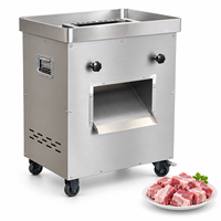 Nouvelle machine automatique de découpe de viande pour poulet, porc, mouton, bœuf et viande congelée, épaisseur personnalisable