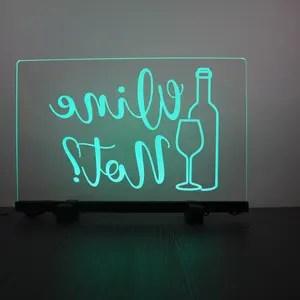 REDWINE NEONSCHILDE für Wanddekoration Fernsteuerung Zeitregelung LED-Acrylschildlicht für Geburtstagsfeiern