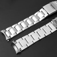 Bracelet de montre en acier inoxydable à bout incurvé pour Longines master Conquest L3.642.4 L3.781.4 Bracelet Montre Accessoires 316L 21MM