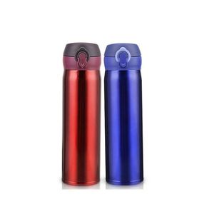 Thermos à café en acier inoxydable à double paroi isolé sous vide moderne de 500 ml (17 oz) avec couvercle, idéal pour les voyages, impression personnalisée, isolation thermique - Product Image 3