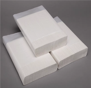 Vente en gros Essuie-mains couleur écru et blanc pour toilettes de restaurant et d'hôtel <span class=keywords><strong>Tisu</strong></span> Basah Mini 1 pli papier de soie pour les mains et le visage - Product Image 1