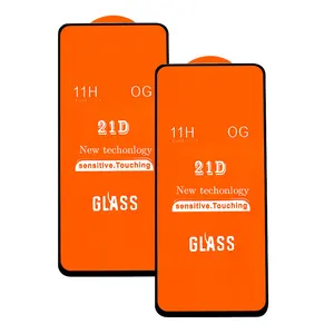 适用于三星星系A20S A21S A32 A30S A40 A50 A52眼镜保护器的9D 21D钢化玻璃9h屏幕保护膜
