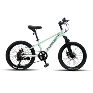 Bicicleta de Montaña de Aluminio de 20/22 Pulgadas con Suspensión Delantera, Frenos de Disco Dobles, 7 Velocidades con Palanca de Cambios, Bicicleta para Niños - Product Image 2