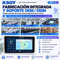KSOY Universel 9 pouces 10 pouces Android 16 8 + 128G USB 8 Core 360 Caméra Commande au Volant Voiture Multimédia Voiture Lecteur DVD
