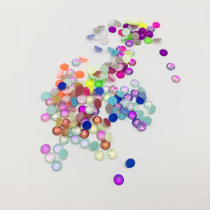 72 Cores 4mm Luminoso Cristal Diamante Redonda Strass Voltar Plana Glitter Nail Art & Vestuário Brilham no Escuro - Product Image 1