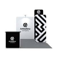 Support de toile tendue en aluminium 10x10 pour stand d'exposition publicitaire, type housse de coussin