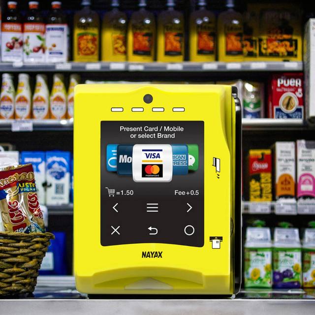 Vending Machine NAYAX Card Reader System VPOS TOUCH VISA Payment Card System