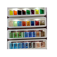 Batu Bata Kaca 190*190*80 mm Padat dan Berongga Blok Kaca Berwarna Jernih Batu Bata Kaca