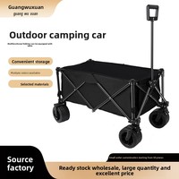 Chariot de camping multifonctionnel pliable pour extérieur, idéal pour marché nocturne, camping, et usage industriel