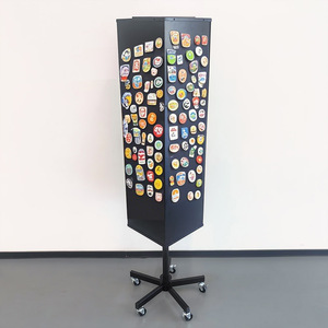 Cửa Hàng Bán Lẻ Tầng Thường Vụ Tủ Lạnh Nam Châm Hiển Thị Đứng Chuyên Nghiệp Quay Vòng Nam Châm Hiển Thị - Product Image 2