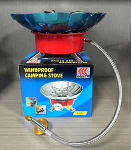 袖珍野餐便携式燃气灶迷你简易可折叠单燃烧器野营燃气灶 - Product Image 4