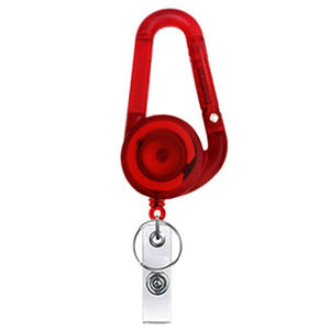 Llavero y Mosquetón Promocional al por Mayor RTS, Portacredencial Telescópico Negro con Hebilla para Coche y Oficina, Portacredencial <span class=keywords><strong>YoYo</strong></span> - Product Image 6