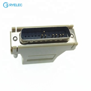 RJ45 Female to DB25 Male Modular <b>Adapter</b> Ivory Color ABS 25 Customized 8517707090 Gold-plated RY-45004A CN JIA - Product Image 3