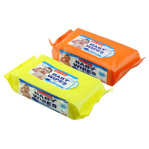 Toallitas húmedas con fragancia de limón ecológicas, 80 Uds., limpieza suave para el cuidado de la piel del bebé para uso en el coche - Product Image 4