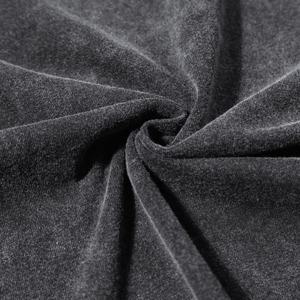 Camiseta Retro Vintage de Alta Calidad para Hombre, 100% Algodón, Deshilachada, Estilo Urbano Oscuro, Holgada, Talla Grande, Técnica Lavada, Corta - Product Image 6