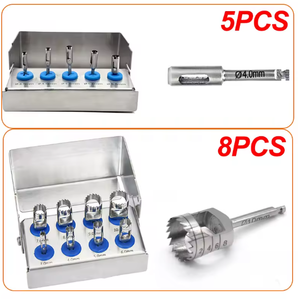 Kit de trephine dentaire pour implants, instrument de dentisterie avec pièce à main basse pour la pose d'implants - Product Image 3