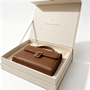 High Quality <b>Magnetic</b> Foldable Handbag Packaging <b>Box</b> Custom Printed Rigid Paper <b>Gift</b> <b>Box</b> for Fashion Products - Product Image 5