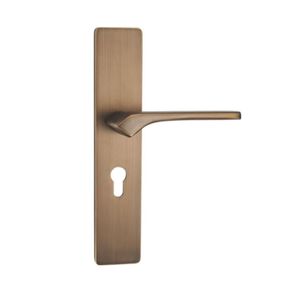 Vendita calda di lusso Grey Villa in ottone serrature <span class=keywords><strong>e</strong></span> maniglie della porta in legno <span class=keywords><strong>maniglia</strong></span> della porta mortasa leva della <span class=keywords><strong>serratura</strong></span> Privacy porta <span class=keywords><strong>maniglia</strong></span> Set - Product Image 3