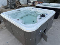Jacuzzi Balboa américain en acrylique pour 6 personnes, bain à remous extérieur pour villa, baignoire de massage au sol, spa sexy